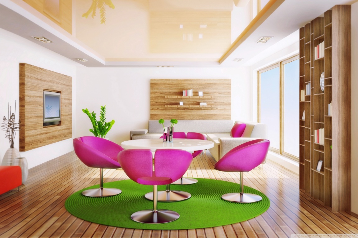 Colorful room wallpaper 1152x768 1